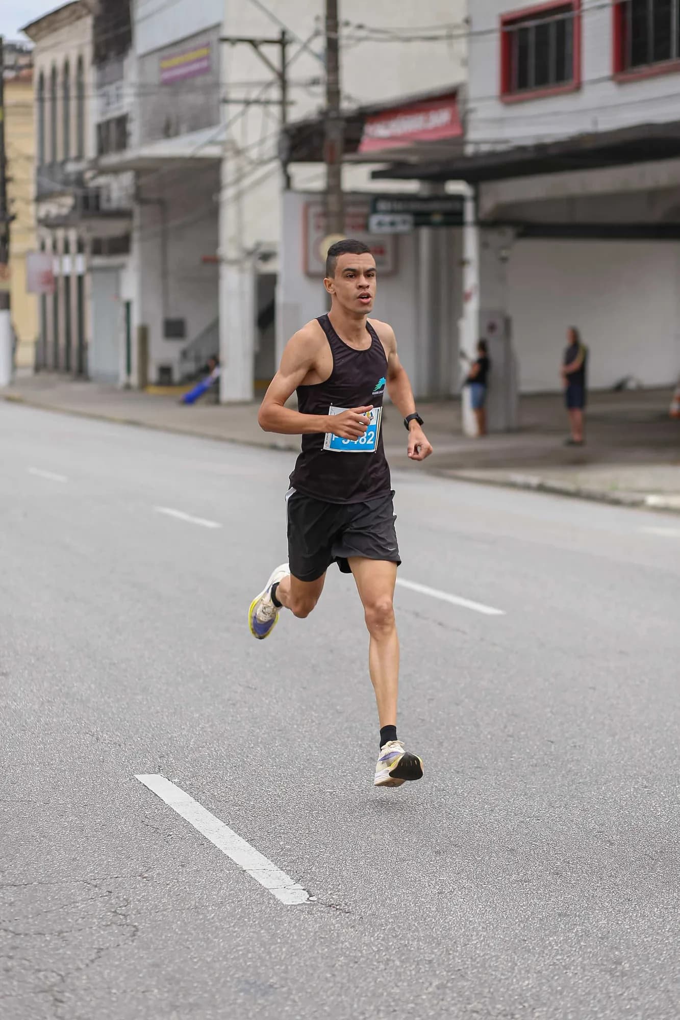 Crossing the finish line